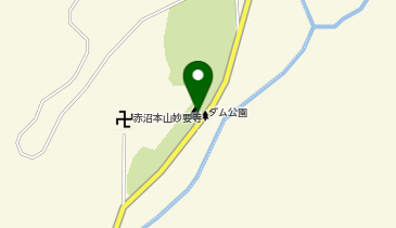 新中野ダム公園の地図画像
