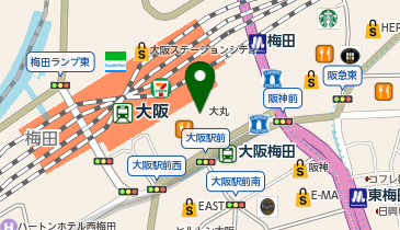 Bagels!(ベーグルズ) 大丸梅田店の地図画像