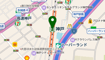 神戸 上等カレー JR神戸駅店の地図画像