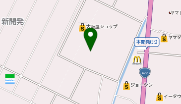 大阪屋ショップ 射水店の地図画像