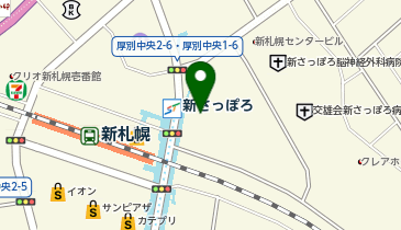 コープさっぽろ 新さっぽろ店の地図画像