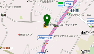 千疋屋総本店 麻布台ヒルズ店の地図画像