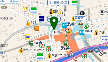 こめらく 海鮮ごはんと和のスープ。 渋谷地下街店の地図画像