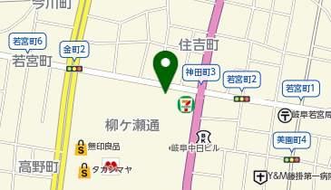 わかみや食堂の地図画像