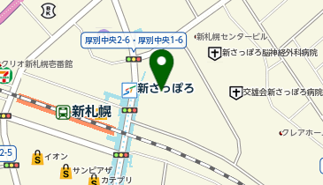 万代 BiVi(ビビ)新さっぽろ店の地図画像