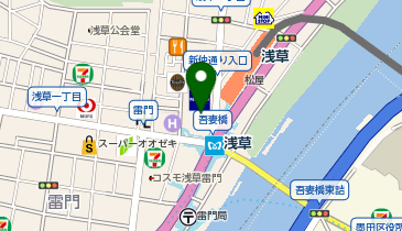 轟 浅草店の地図画像