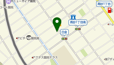 白金中華 星期菜の地図画像