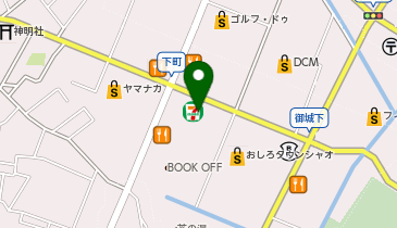 味噌蔵 麺四朗 西尾店の地図画像