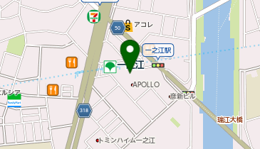 日本調剤 一之江薬局の地図画像