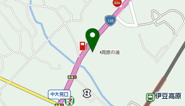 リラクゼーションHANA(ハナ) 伊豆高原の湯店の地図画像