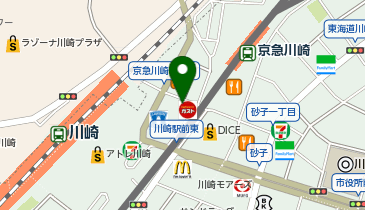 jump one Kawasaki(ジャンプ ワン カワサキ)の地図画像