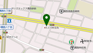 えど川明生苑の地図画像