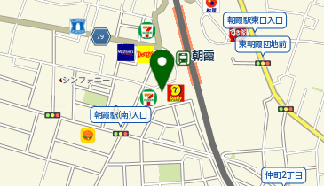 朝霞サウナ 和の地図画像
