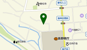 株式会社八十二銀行 研修所の地図画像