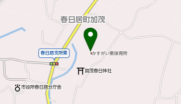 笛吹あら川こども園の地図画像