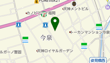 土屋鞄製造所 福岡店の地図画像