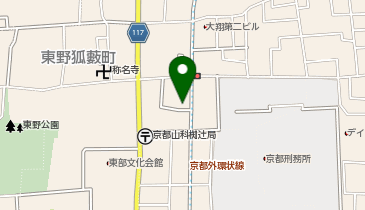 株式会社上野工務店 京都山科支店の地図画像