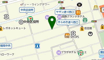 JACK IN THE DONUTS(ジャック イン ザ ドーナツ) 天神店の地図画像