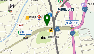 くし天バル 天芯の地図画像