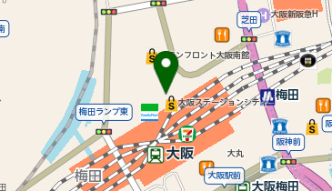 MUCHA(ミュシャ) ルクア大阪店の地図画像