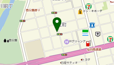 福連木 仙台の地図画像