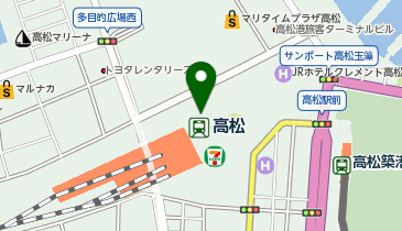 ガチャ王国オズコレボ 高松オルネ店の地図画像