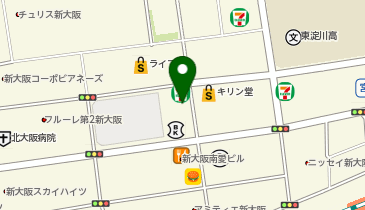 東急リバブル 新大阪センターの地図画像
