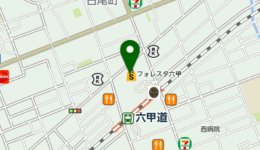 あんtena(テナ) 六甲道本店の地図画像