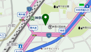 ディームス横濱青木町の地図画像