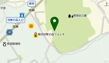 横浜市役所 環境創造局 長坂谷公園 第1レストハウスの地図画像