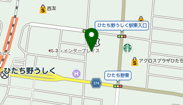 一誠商事株式会社 ひたち野うしく支店の地図画像