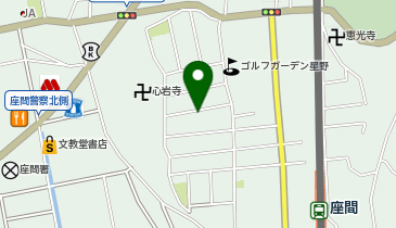 合気道 諏訪道場の地図画像