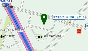 浜本工芸 札幌ショールームの地図画像