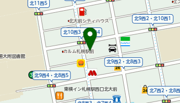 シーカ・ジャパン株式会社 東日本リージョン札幌オフィスの地図画像