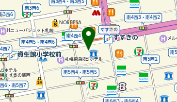 ACE Bags & Luggage ココノススキノ店の地図画像