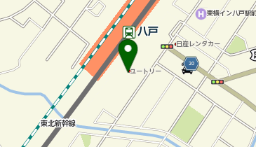 はちのへ農園マルシェの地図画像