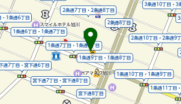 TCB東京中央美容外科 旭川駅前院の地図画像