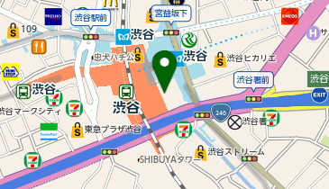 ARTNWORDZ(アートンワーズ) 渋谷スクランブルスクエア店の地図画像