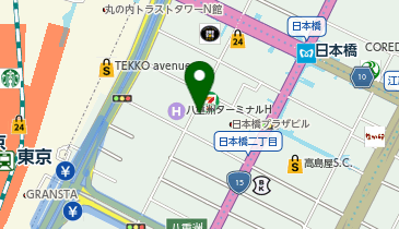 zen place pilates(ゼン プレイス ピラティス) 八重洲スタジオの地図画像