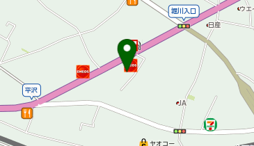 鶏スープうどん本舗の地図画像