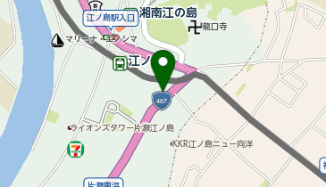 あさひ本店 丸焼きたこせんべい 江ノ電湘南店の地図画像