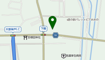 道の駅パレットピアおおの 情報館の地図画像