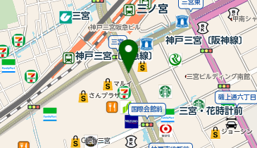 さんちかインフォメーション さんちか店の地図画像