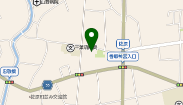 佐原八坂神社の地図画像