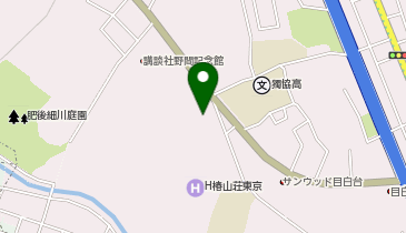 ホテル椿山荘東京タクシー乗り場の地図画像