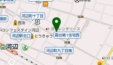 アイセイ薬局 河辺店の地図画像