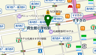 札幌東急REIホテル タクシー乗り場の地図画像
