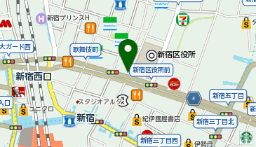 シロービル前タクシー乗り場の地図画像