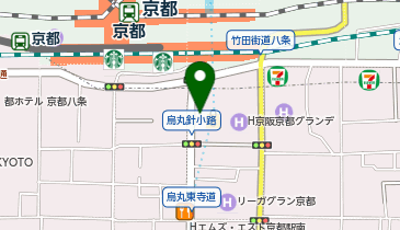 京都アバンティ タクシー乗り場の地図画像