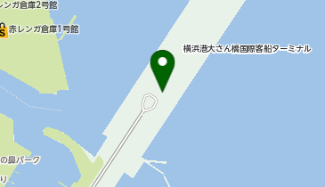大さん橋 タクシー乗り場の地図画像